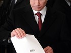 Contagem inicial indica Putin eleito com mais de 60% de votos na Rússia