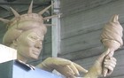 Estátua da Liberdade 
usará biquíni (Rodrigo Vianna / G1)