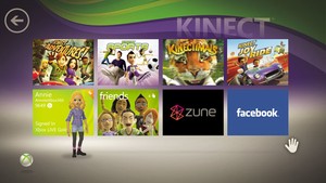 Menus do Xbox 360 podem ser navegados por meio de gestos com o Kinect. (Foto: Divulgação)