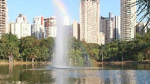 Parque tem uma das mais belas vistas de Goiânia. (Foto: Cristina Cabral/O Popular)