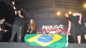 Última banda a se apresentar no Metal Open Air antes de seu cancelamento, Korzus toca em São Luís neste sábado (21) (Foto: Alex Trinta/G1)