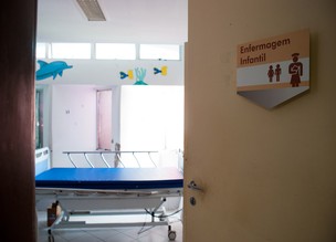 Unidade pediátrica do hospital (Foto: Egi Santana/G1)