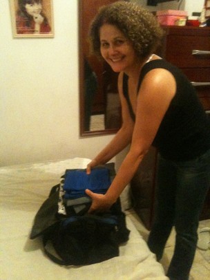 Animada com o feriado, Maria José já prepara as malas. (Foto: Arquivo pessoal)