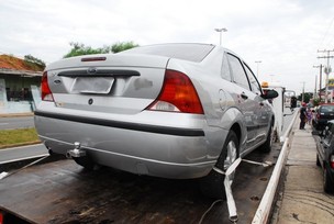 Veículo do suspeito foi apreendido (Foto: Zaquel Proença/Prefeitura de Sorocaba)