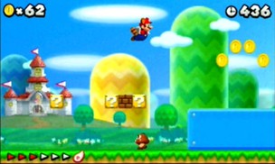 Mario retorna em game com jogabilidade clássica; ele usará a Tanooki Suit para voar pelas fases (Foto: Divulgação)