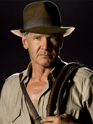 O ator Harrison Ford em imagem promocional de 'Indiana Jones e o reino da caveira de cristal'.