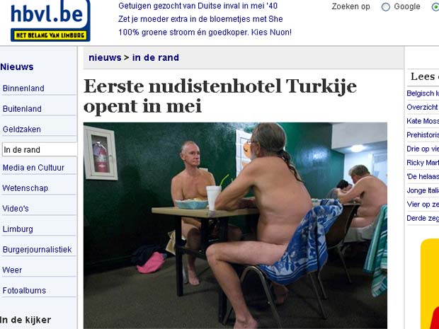 Turquia ganhou seu primeiro hotel para nudistas.