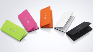 Portátil da Sony tem versão em cores vibrantes.