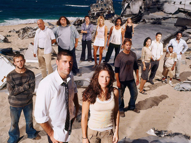 Os atores de 'Lost' em imagem promocional da primeira  temporada da série.