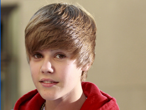 O cantor Justin Bieber, do hit 'Baby'