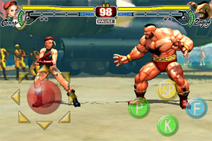 Cammy e Zangief são os novos personagens de 'Street fighter IV para o iPhone.