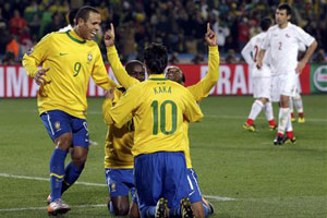 Brasil bate o Chile e vai às quartas contra a Holanda na sexta, às 11h (Reuters)