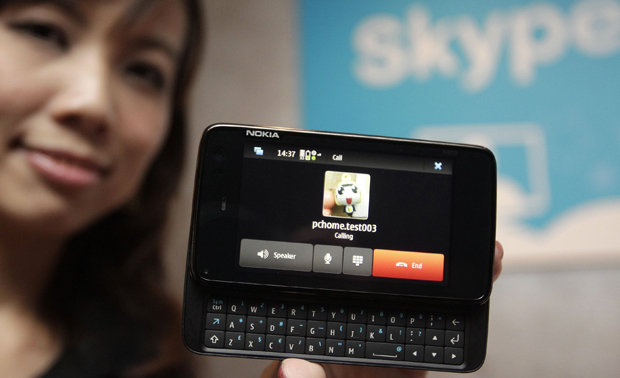 Aparelho N900 permite ligações via Skype.