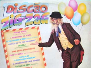Capa do disco 'Zig-zag', do personagem Papai Papudo, lançado 
nos anos 80