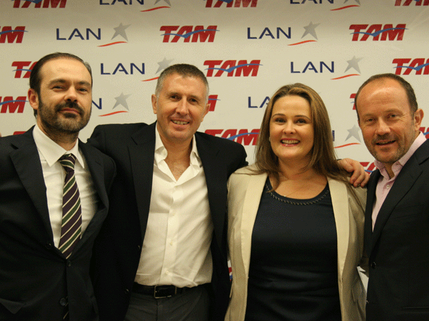 Executivos da TAM e da LAN  (Foto: Divulgação)