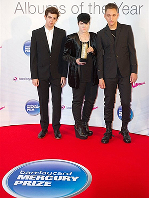 O grupo XX, durante premiação do Mercury Prize