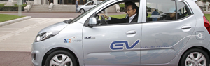 Hyundai revela seu 1º carro elétrico (AP)
