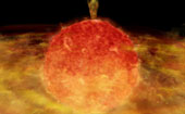 Imagem mostra estrela 'devorando' outra (Astrônomo detecta estrela devorando outra (Astrônomo detecta estrela 'devorando' outra (Imagem mostra estrela 'devorando' outra  (NASA/CXC/M.Weiss))))