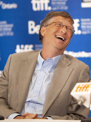 Bill Gates, o homem mais rico dos EUA, segundo a revista Forbes