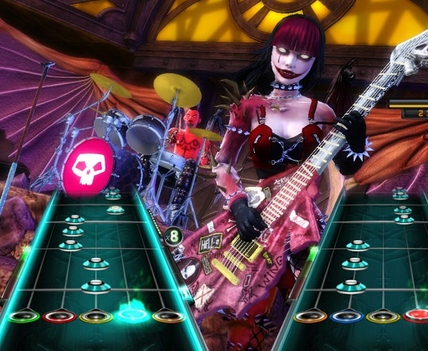 Novo 'Guitar Hero' tem lista com músicas difíceis.