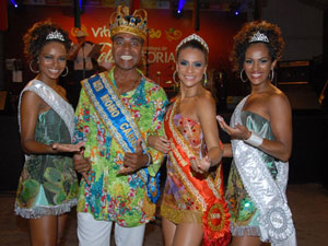 Família Real carnaval de Vitória (Foto: Marcos Salles/Prefeitura de Vitória)