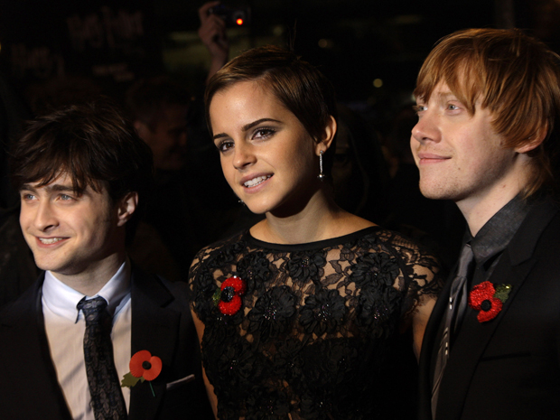 Daniel Radcliffe, Emma Watson e Rupert Grint