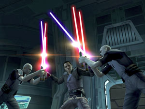 No game, o jogador é o aprendiz de Darth Vader.
