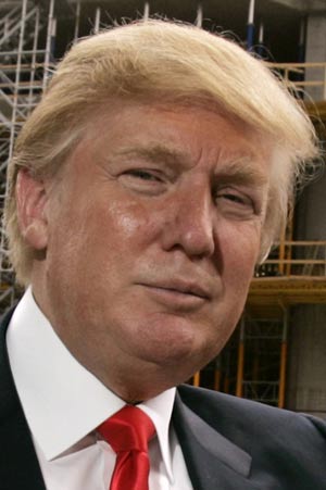 O bilionário americano Donald Trump em imagem de arquivo de 2008