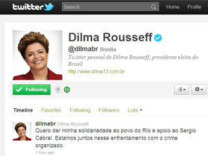 Twitter Dilma Rio