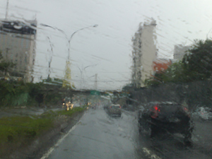 Chuva na Avenida 23 de Maio