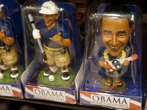 Obama férias boneco