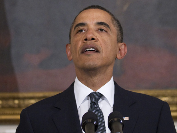 O presidente dos EUA, Barack Obama, faz pronunciamento sobre o tiroteio, neste sábado (8), na Casa Branca.