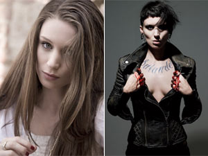 Rooney Mara em 2008 e agora como a personagem Lisbeth Salander de 'A garota com tatuagem de dragão'