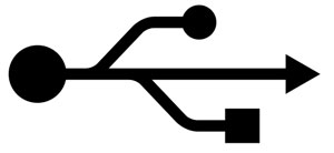O tridente, símbolo do USB.