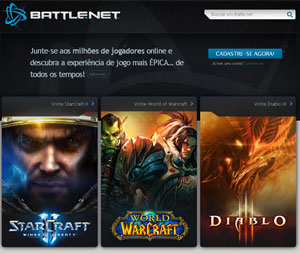 Site da Blizzard, o Battle.net, oferece a compra de jogos por download em reais