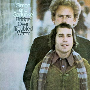 Capa do álbum 'Bridge over troubled water', lançado originalmente em 1970