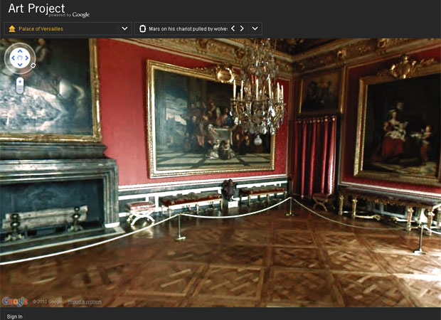 Google usa tecnologia do Street View para colocar museus na internet; Palácio de Versailles