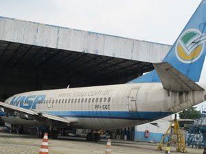Aeronave 'encalhadas' em Congonhas (Foto: Gabriela Gasparin/G1)