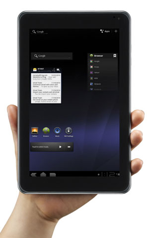 Novo tablet da LG, com tela de 8,9 polegadas (Foto: Divulgação)