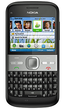 Smartphone Nokia E5 tem foco no público profissional (Foto: Divulgação)