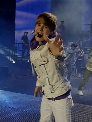 Juistin Bieber em cena de "Never say never" (Foto: Divulgação)