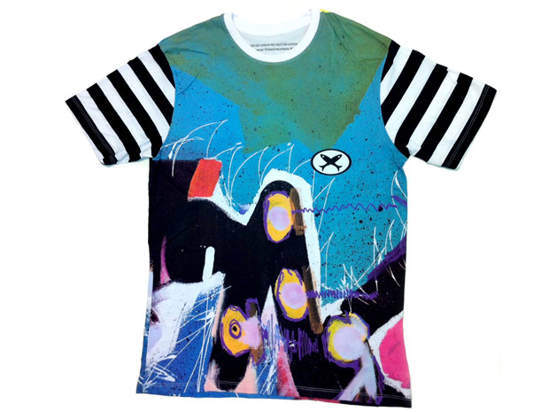 Carlinhos Brown fez pintura que estampa camiseta que será usada no arrastão dos trios, na Quarta-Feira de Cinzas, em Salvador (Foto: Divulgação/Janela do Mundo)