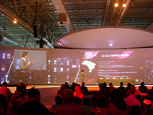 Evento da LG em São Paulo anunciou lançamentos e tendências de tecnologia (Foto: Gabriel dos Anjos/G1)