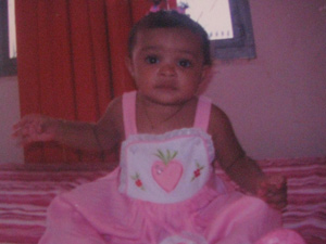 Menina de 1 ano e 9 meses morre vítima de  dengue hemorrágica (Foto: Reprodução/Arquivo pessoal)