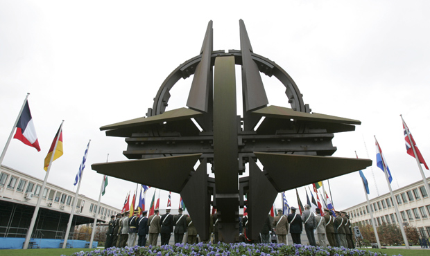 Sede da Otan, em Bruxelas, em foto de 7 de abril de 2009 (Foto: AP)