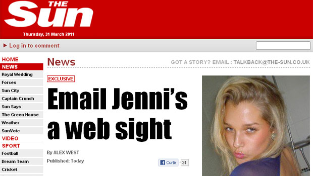 Britânicos trocam e-mails maldosos sobre ex-namorada e vira hit na web (Foto: Reprodução)