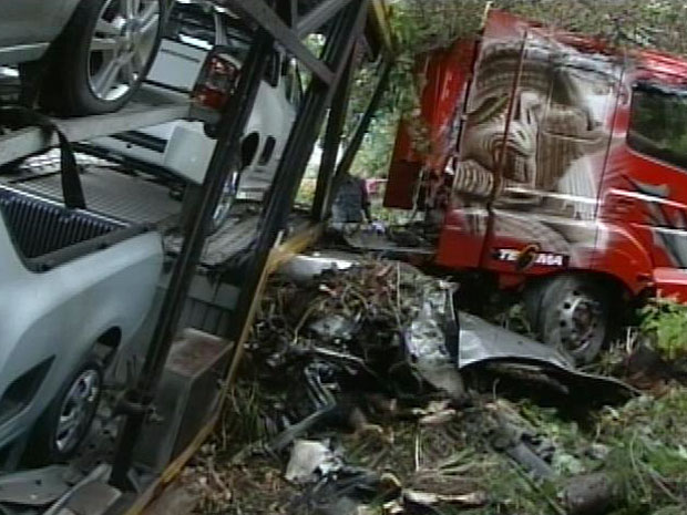 Acidente deixou cinco mortos na BR-135. (Foto: Reprodução/TV Globo)