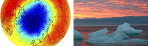 Buraco na camada tem nível recorde no Ártico (AP)