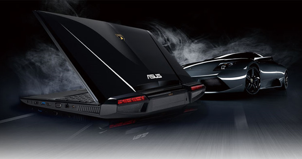 Asus Automobili Lamborghini VX7 tem linhas inspiradas no Lamborghini Murcielago (Foto: Reprodução/Asus)