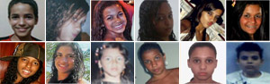 Veja como era cada uma das crianças vítimas do tiroteio no Rio (Reprodução / TV Globo)